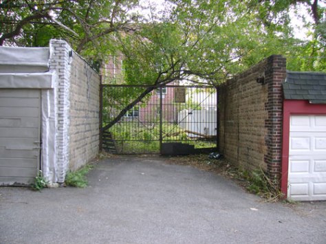 Entrance to the Leverich Family Burial Ground, Oct. 2010